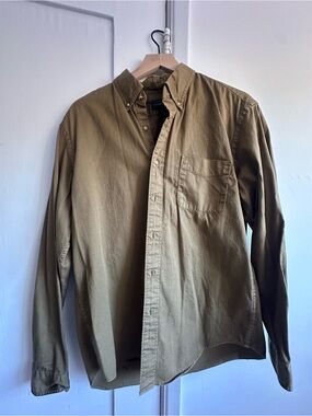 J. Crew Olive Green Button-Down Shirt